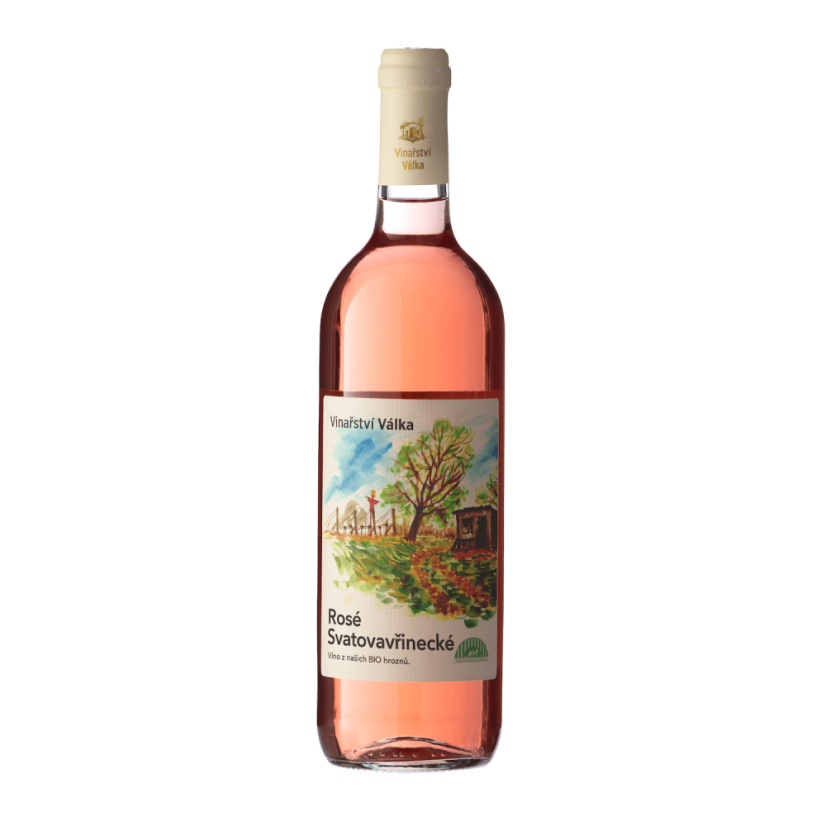 Vinařství Válka, Svatovavřinecké rosé BIO 2022, Moravské zemské víno