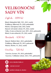 Velikonoční sady vín
