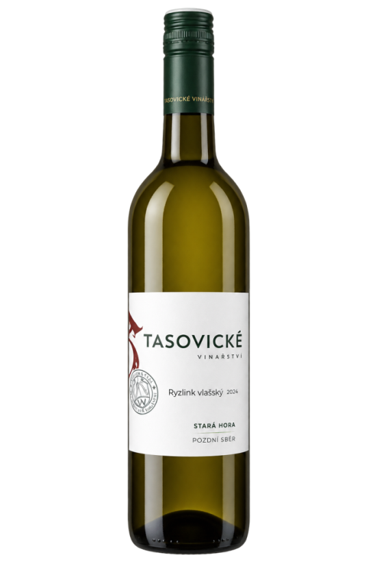 Tasovické vinařství, Ryzlink vlašský 2024, Pozdní sběr, suché
